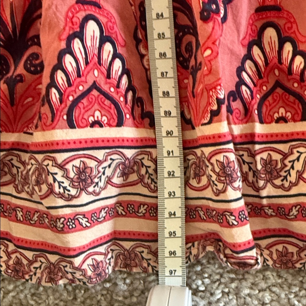 Floral Navy and Pink Maxi Dress - Picture 9 of 11